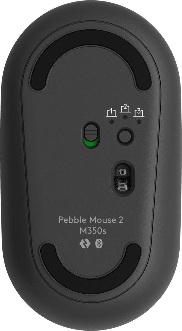 Мышь Logitech Pebble M350S графитовый (910-007015)