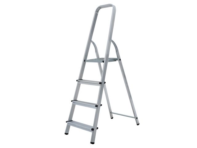 Лестница-стремянка алюм. 82 см 4 ступ. 3,3кг PRO STARTUL (ST9940-04) (Размеры профиля: Передний каркас 40х20х1, Задний каркас 30х20х1)