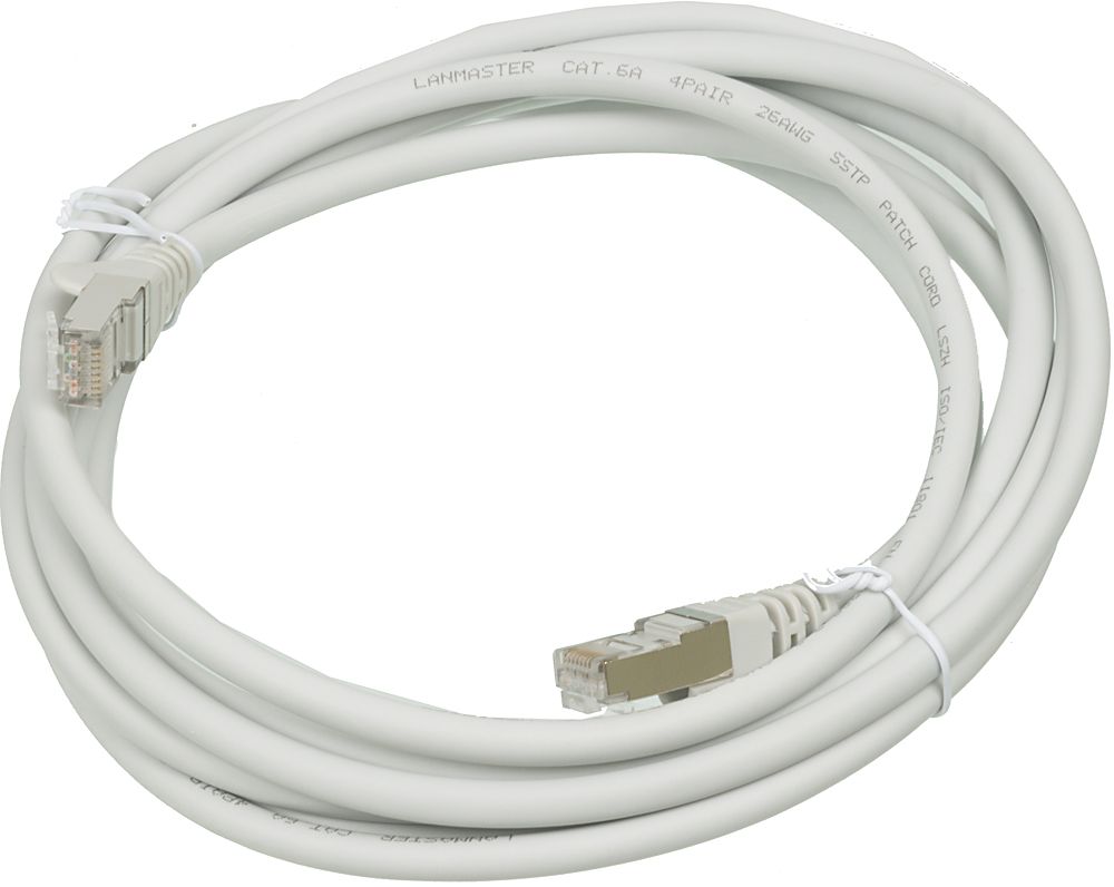 Патч-корд Lanmaster LAN-PC45/S6A-3.0-GY