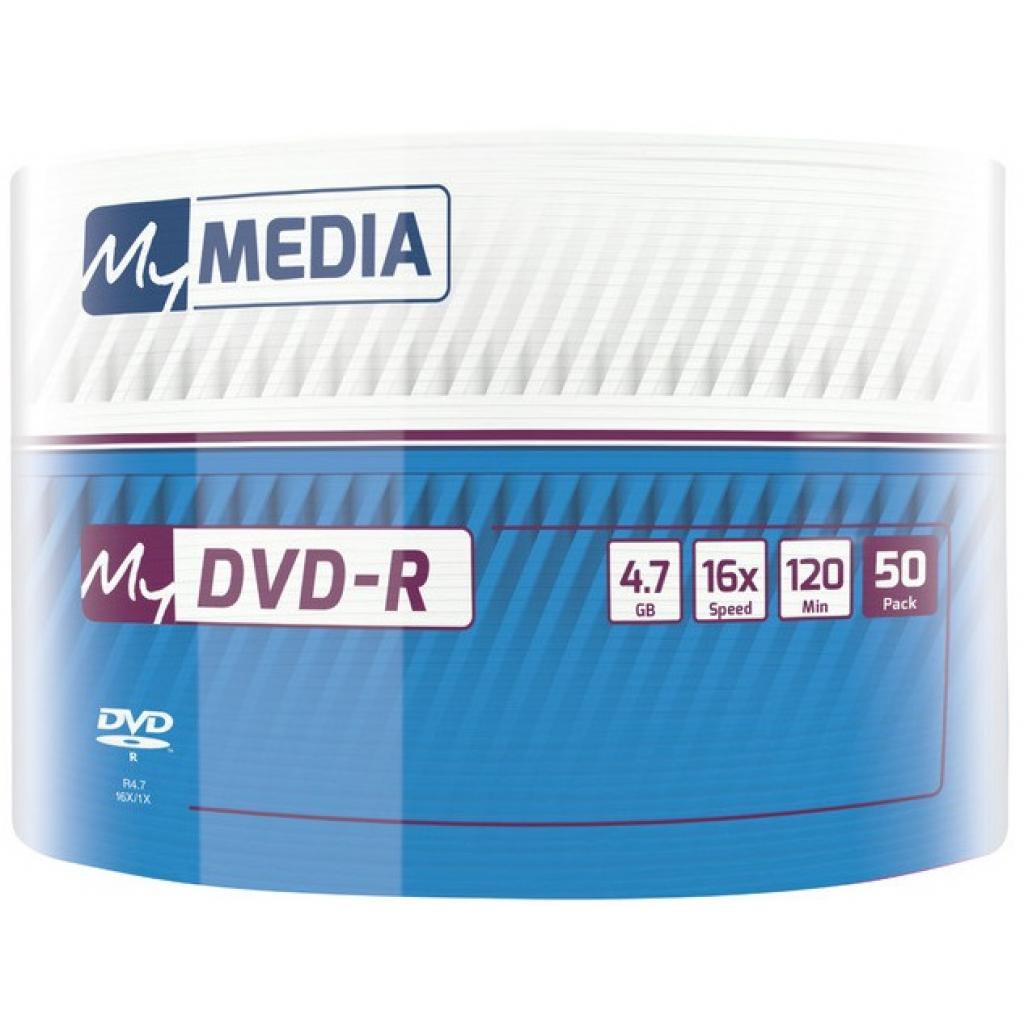 DVD-R диск MyMedia 4.7Gb 16x Pack wrap 50шт (69200)