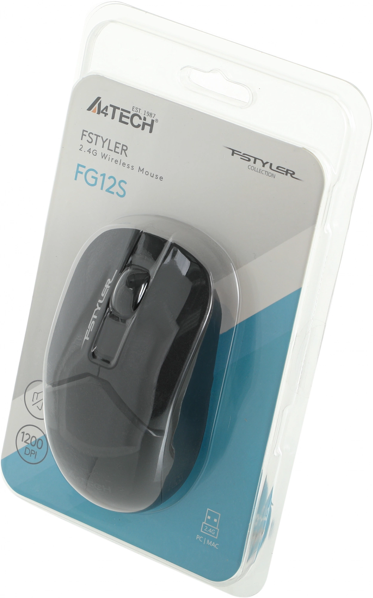 Мышь A4Tech Fstyler FG12S черный