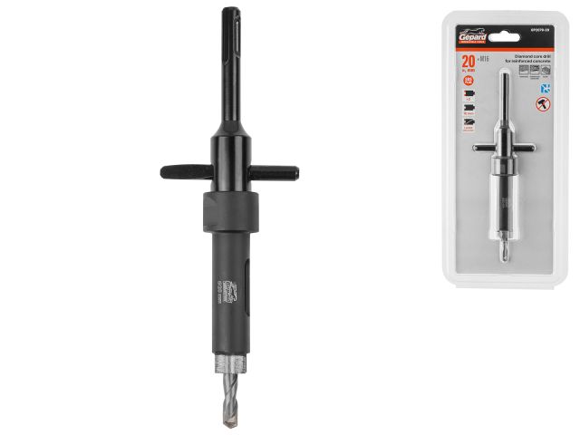 Коронка алмазная d 20мм железобетон GEPARD (GP2079-20) (безударная)