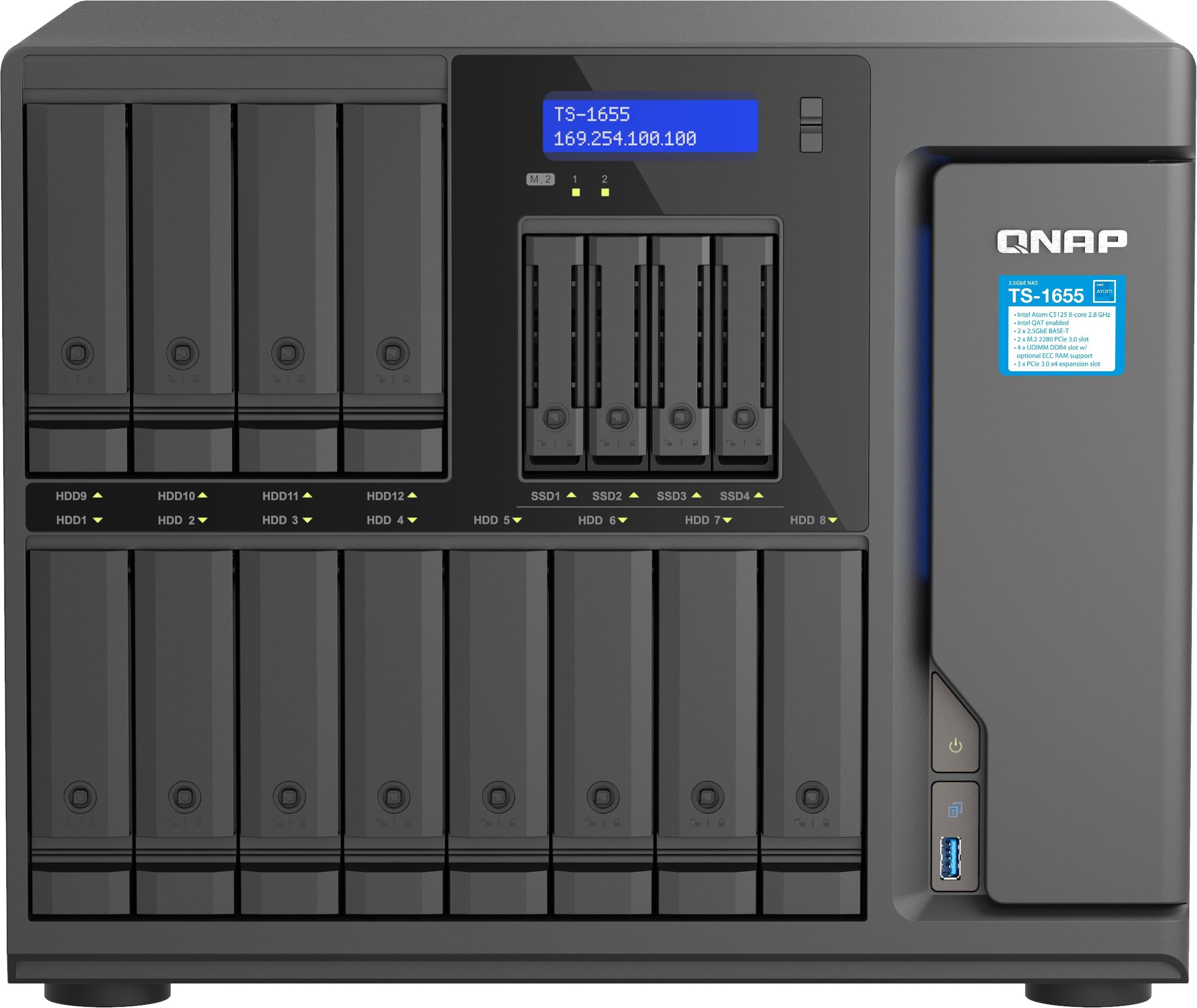 Сетевой накопитель QNAP TS-1655-8G