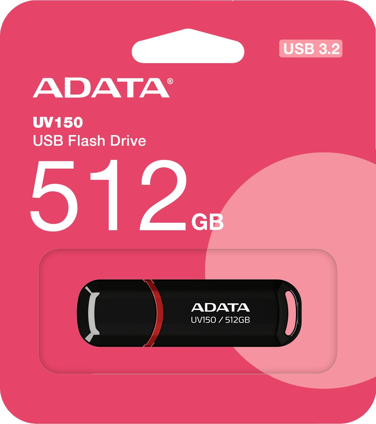 USB Flash-накопитель A-Data AUV150-512G-RBK 512GB черный