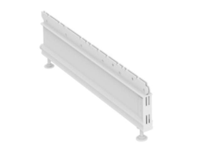 Стопа в комплекте с ножками H-100 G-470 /RAL 9003/ (белый) (MAGO)