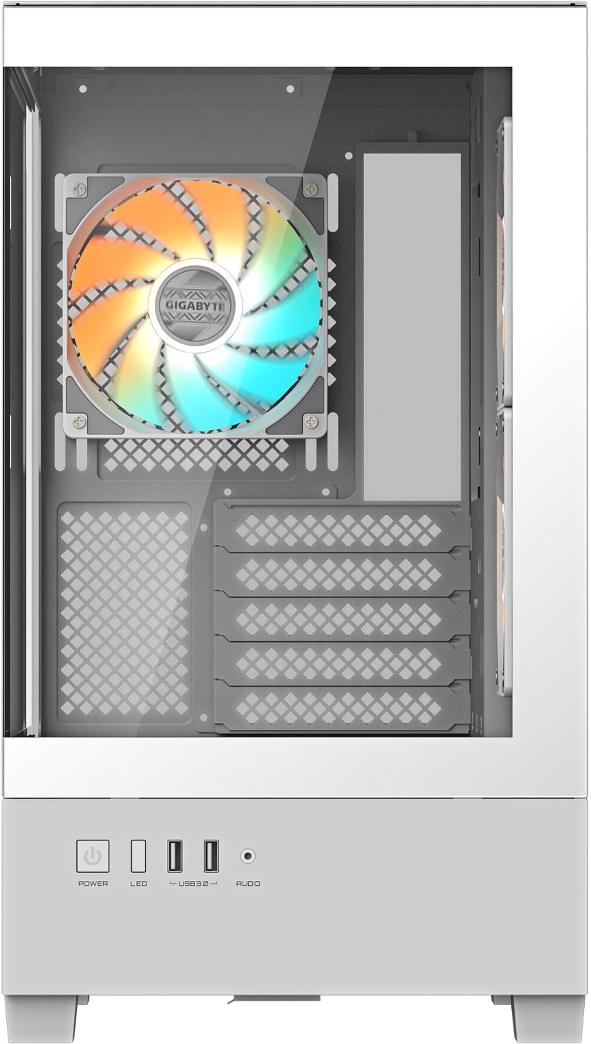 Корпус Gigabyte C201 Panoramic Ice mATX без БП (GB-C201PI)