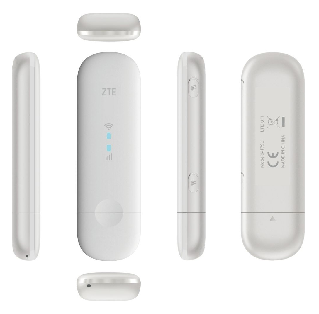 USB-модем 4G ZTE MF79N белый