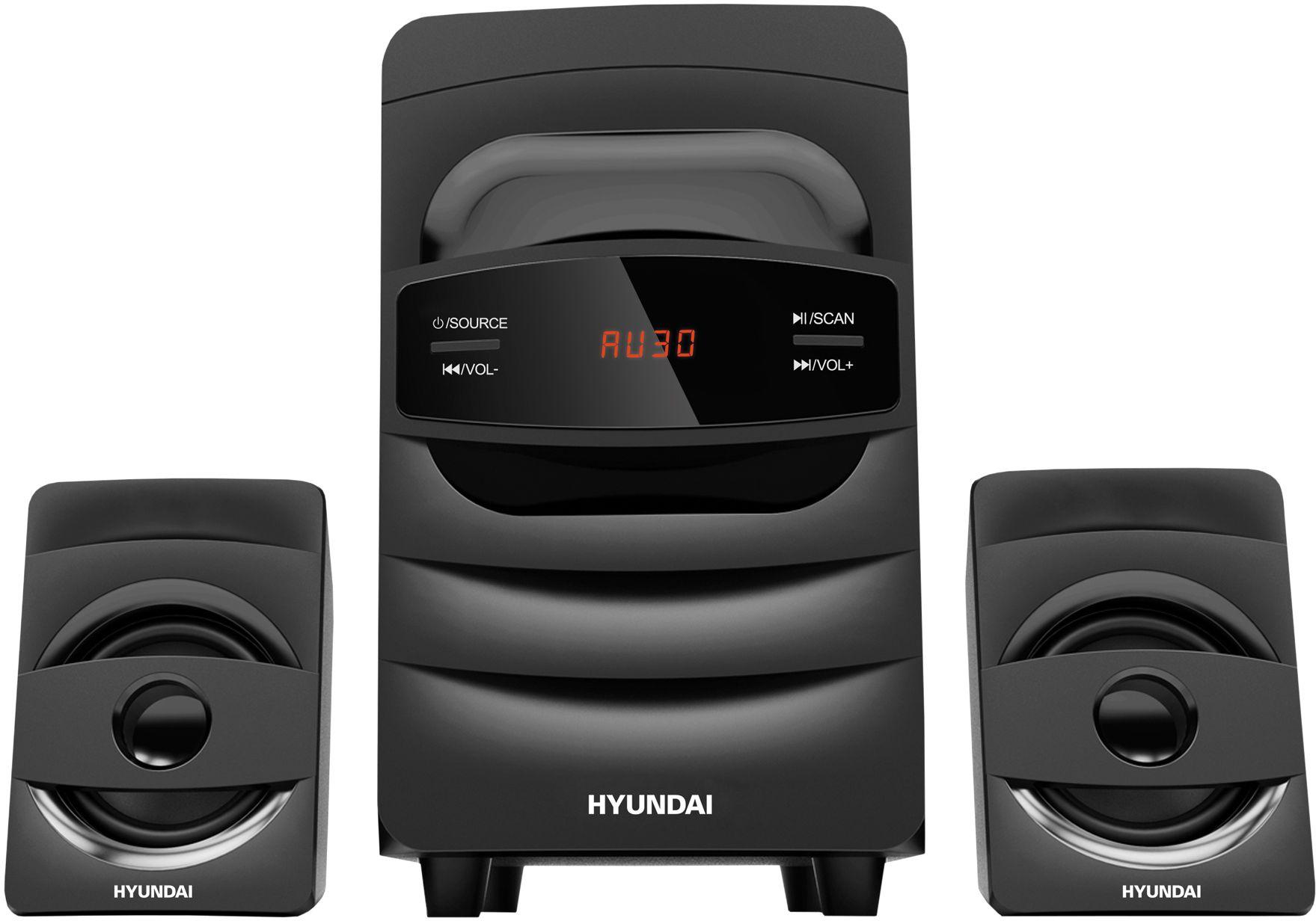 Музыкальный центр Hyundai H-MS1404 черный