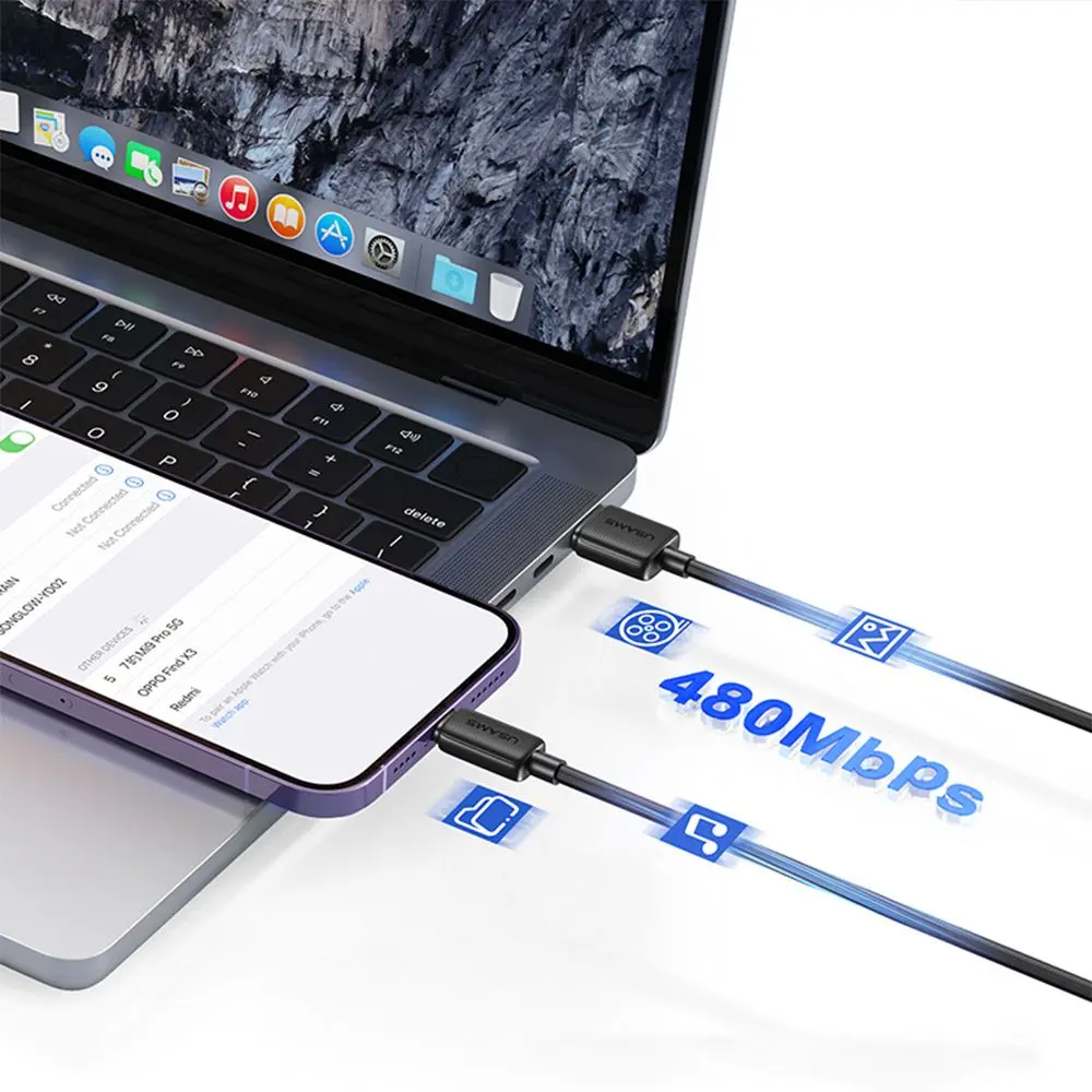 Кабель Usams US-SJ692 1м Black (SJ692USB01)