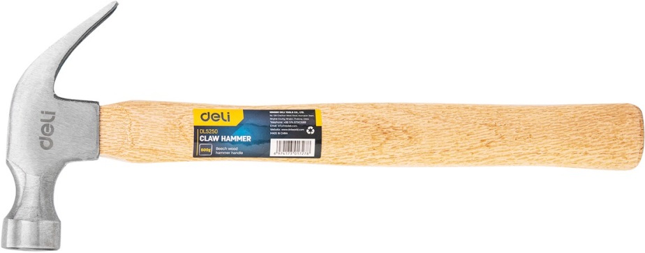 Молоток-гвоздодер Deli DL5250