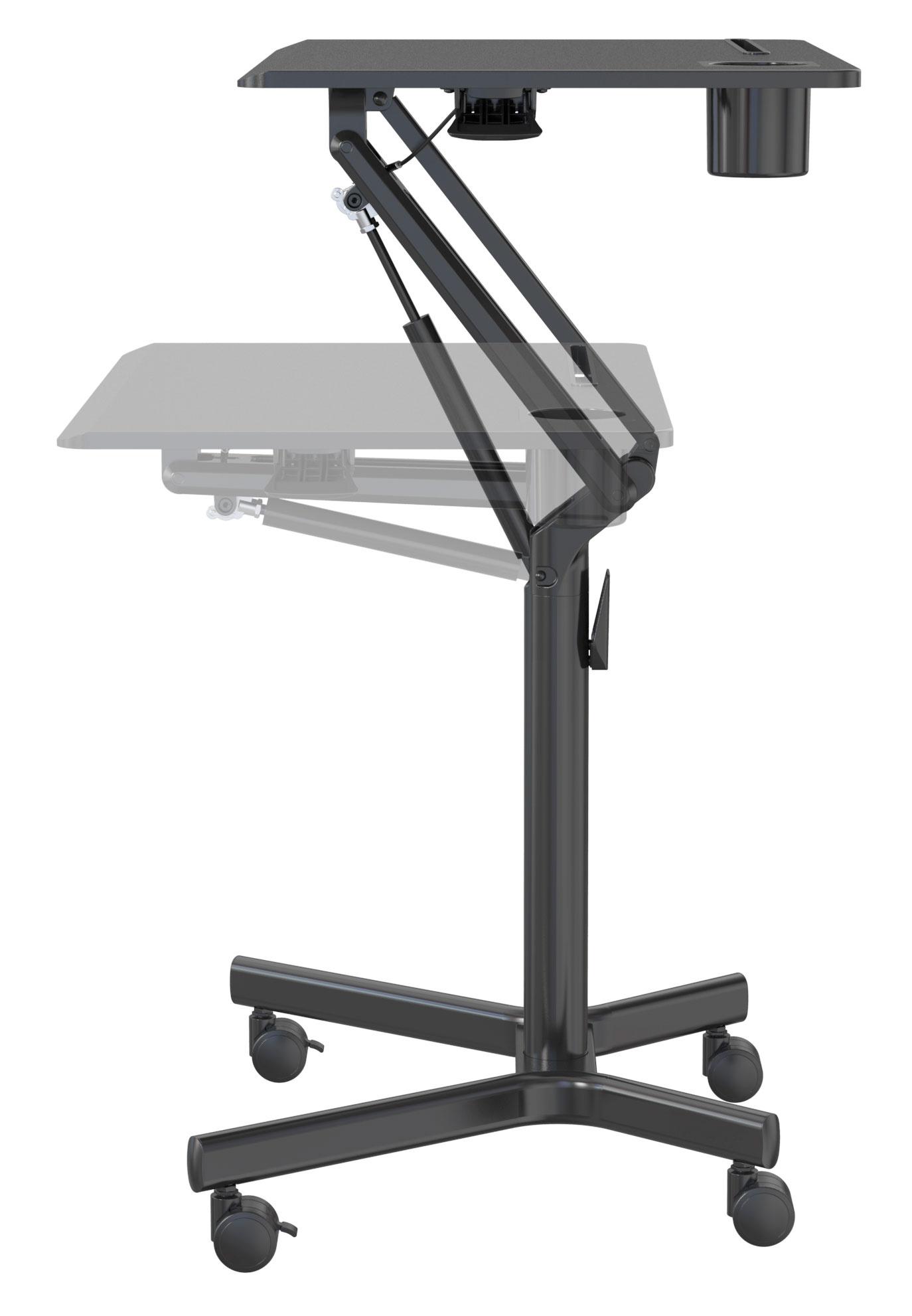 Стол для ноутбука Cactus VM-FDS101B черный (CS-FDS101BBK)