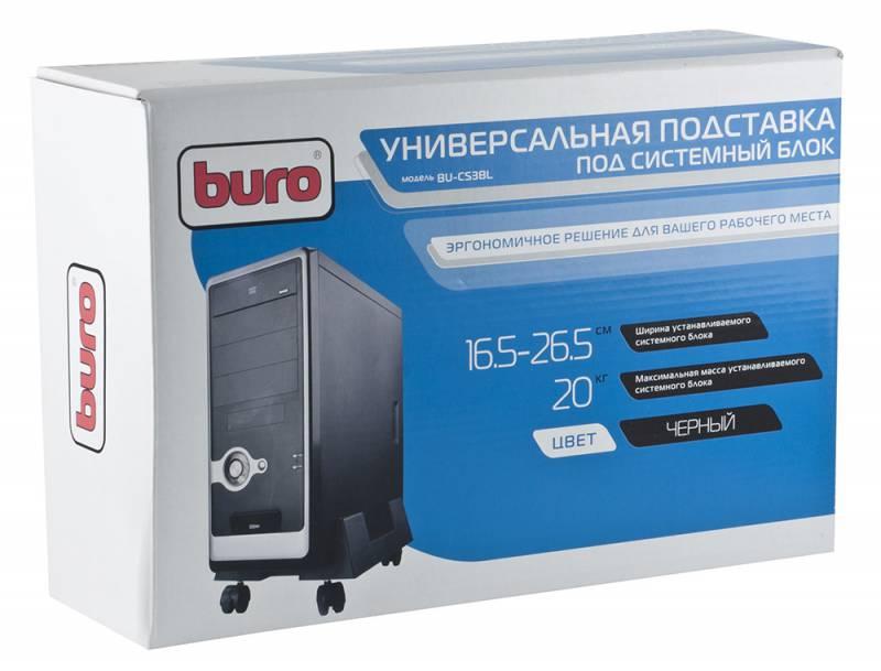 Подставка для системного блока Buro BU-CS3BL черный