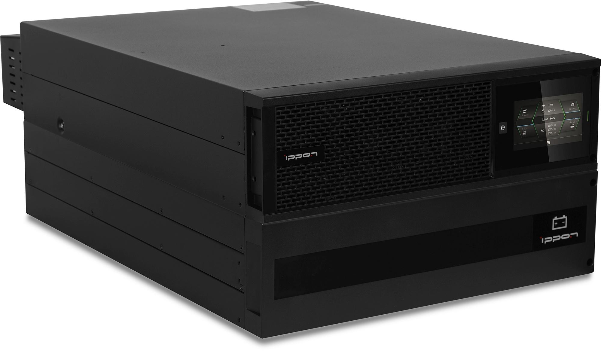 Источник бесперебойного питания Ippon Innova Unity RT 3-3 10K 10000Вт 10000ВА черный (1445970)