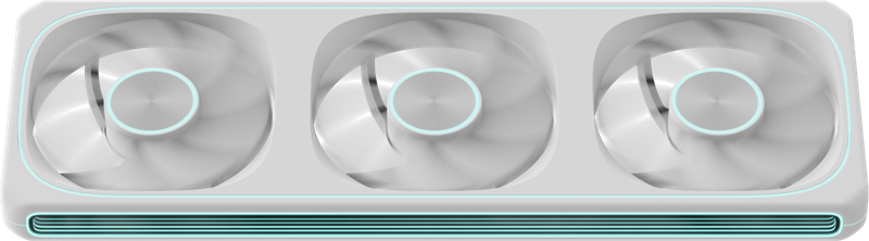 Вентилятор для корпуса Formula V Line Air Fusion 3 Wh ARGB белый