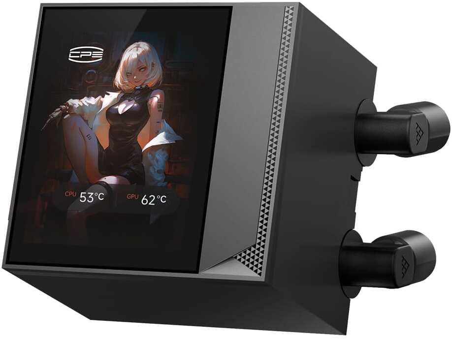 Система жидкостного охлаждения для процессора PCCooler DC360 Pro ARGB Display BK черный (DC360Pro-BKAWXY-GL)