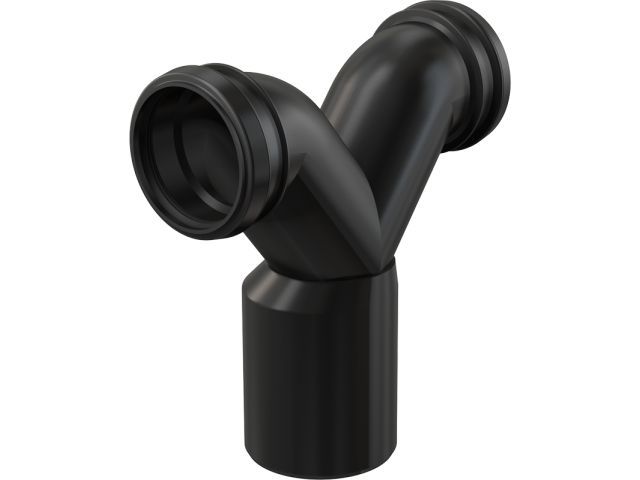 Двойное колено 90° с защитными затворами, Alcaplast