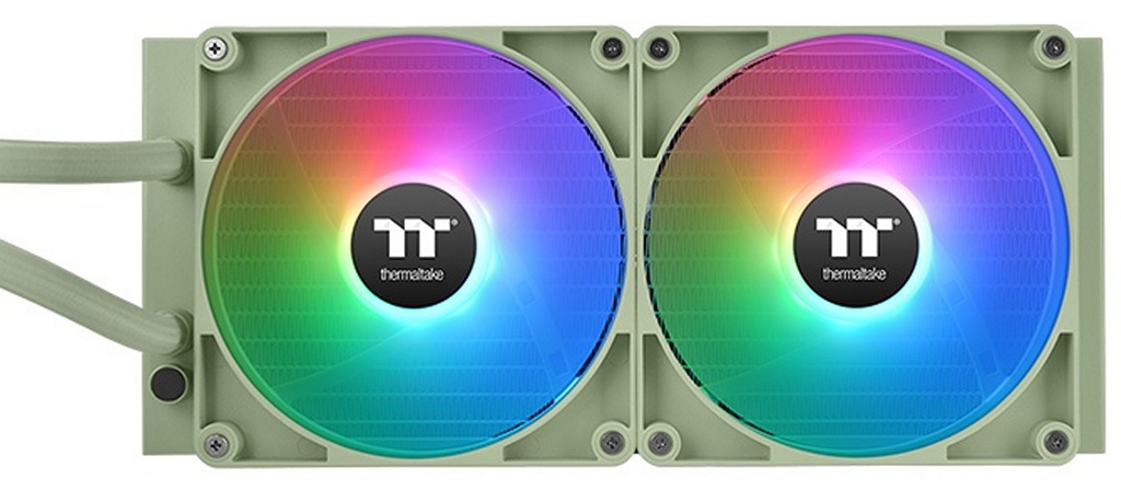 Система жидкостного охлаждения для процессора Thermaltake TH280 V2 Matcha ARGB зеленый (CL-W375-PL14MG-A)