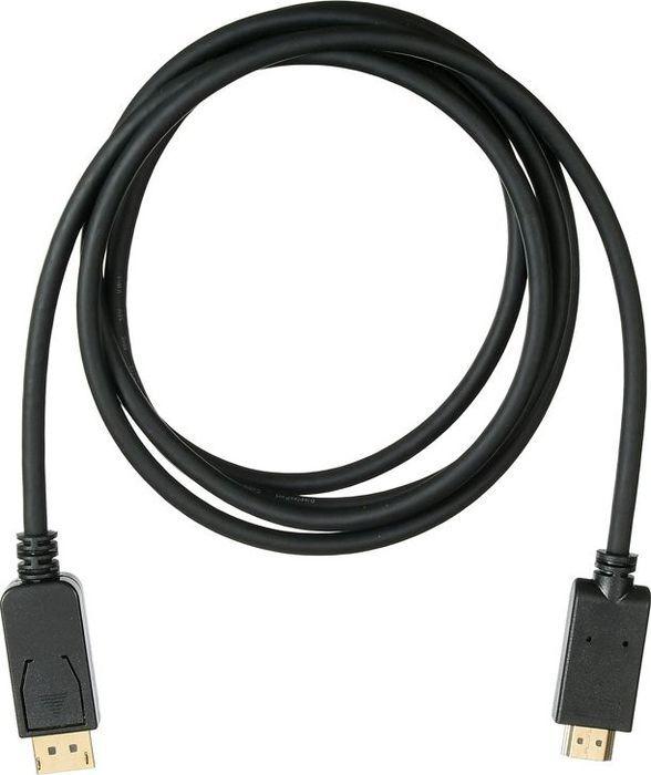 Кабель Buro v 1.2 DisplayPort (m)/HDMI (m) 2м позолоченные контакты черный (BHP DPP_HDMI-2)
