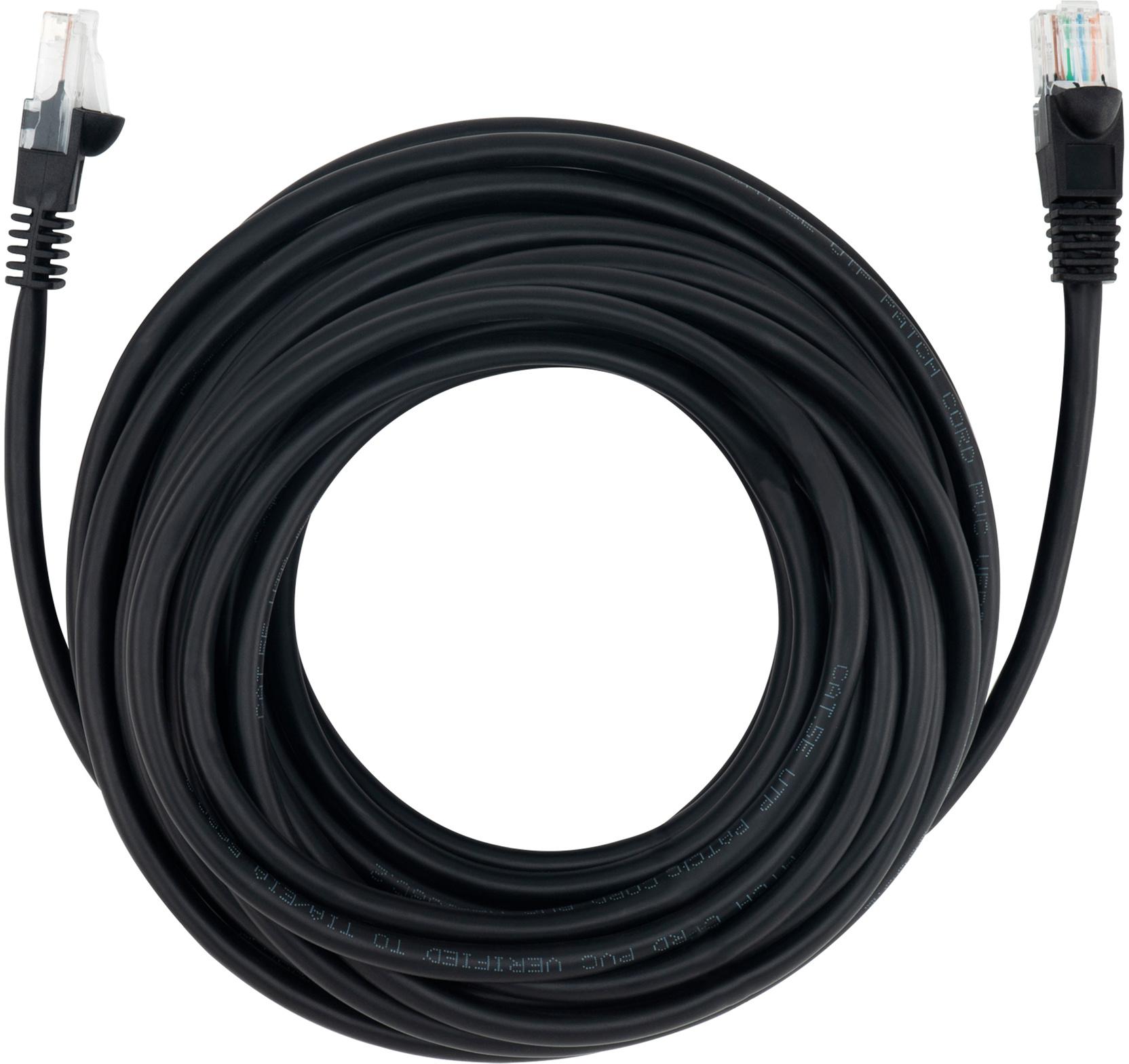 Патч-корд Buro UTP cat5E 10м черный