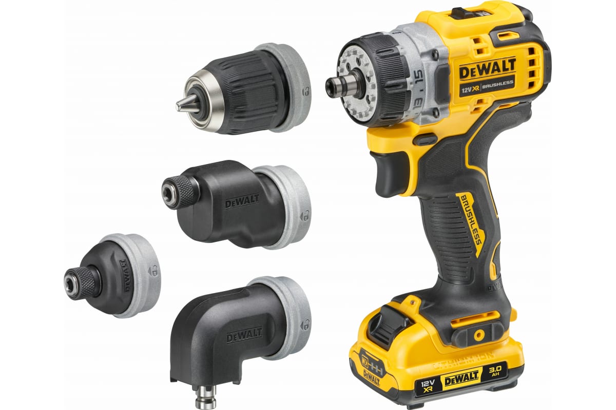 Дрель-шуруповерт DeWalt DCD703L2T-QW