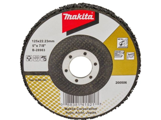 Диск шлифовальный из вспененного абразива 125х22,23 MAKITA