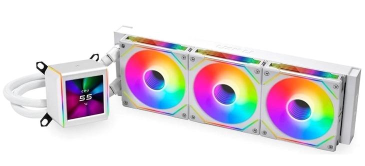 Кулер для процессора Lian Li Galahad II LCD SL-Infinity 360 White (G89.GA2ALCD36INW.00)