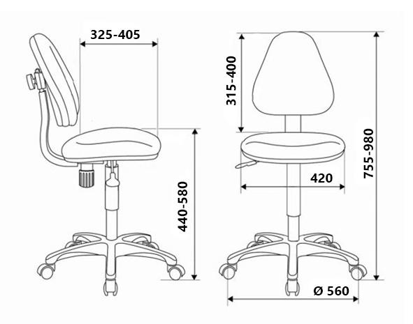 Офисное кресло Бюрократ KD-4/PENCIL-GN карандаши зеленый