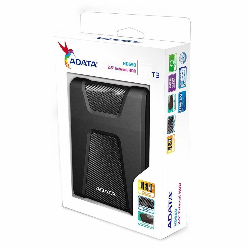 Внешний накопитель A-Data HD650 2Tb AHD650-2TU31-CBK черный