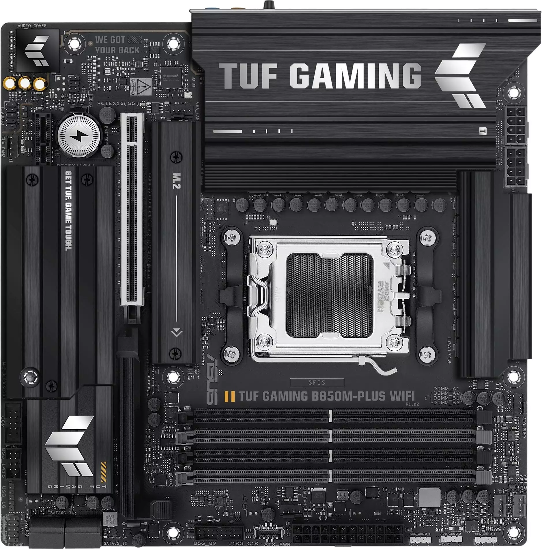 Материнская плата Asus TUF Gaming B850M-PLUS WIFI (90MB1IY0-M0EAY0)