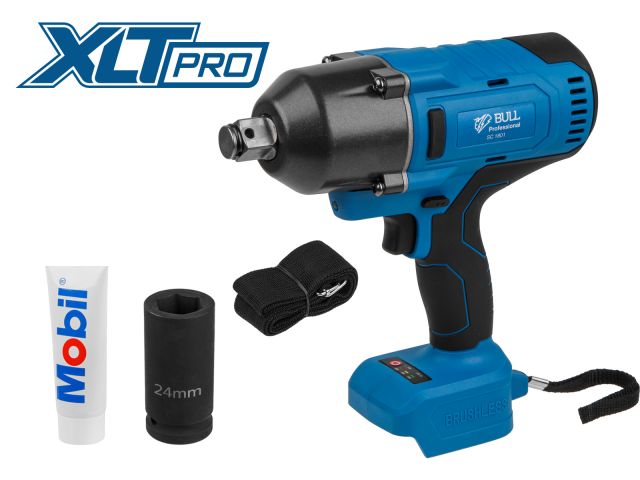 Аккум. ударный гайковерт BULL SC 1801 в кор. XLTpro SOLO БЕСЩЕТ., 18 В, 1000 Н*м, 3/4" (вес 3.3 кг)