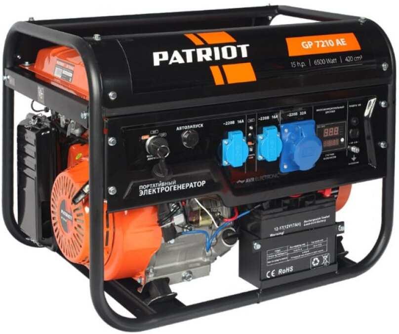 Генератор Patriot GP 7210AE (474101590)