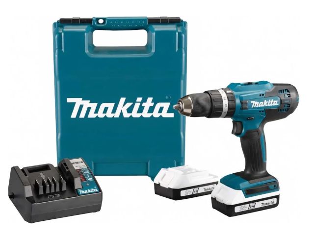 Аккум. ударная дрель-шуруповерт MAKITA G-seria HP488D006 в чем. (18.0 В, 2 акк., 2.0 А/ч Li-Ion, 2 скор., 42 Нм, шурупы до 36 мм, сверление в металле