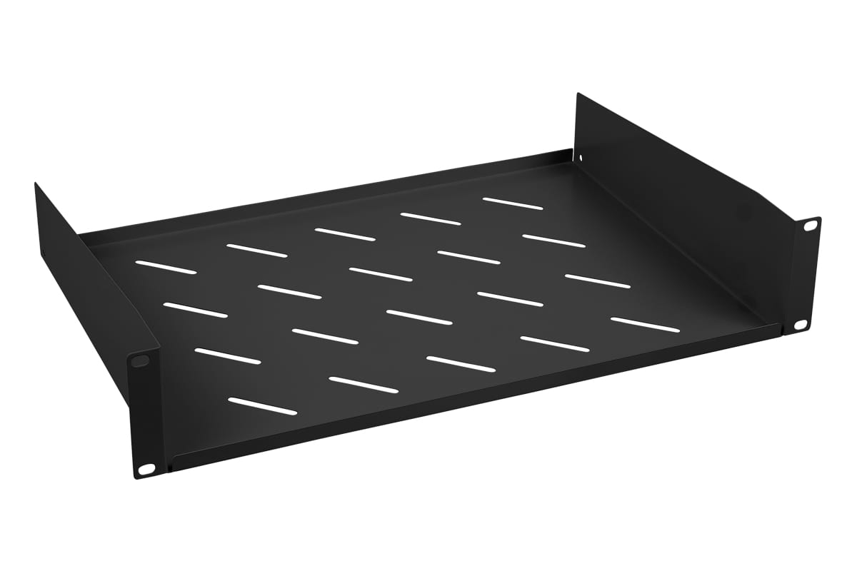 Полка стационарная Cabeus SH-J017-2U-315-BK черный