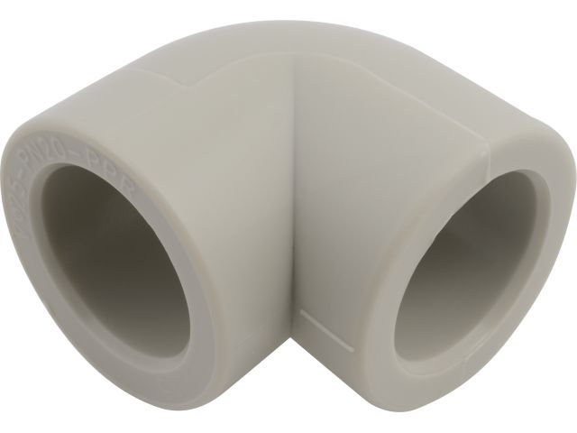 Колено ПП 25х90 сер. FV Plast (Под заказ кратно коробкам)