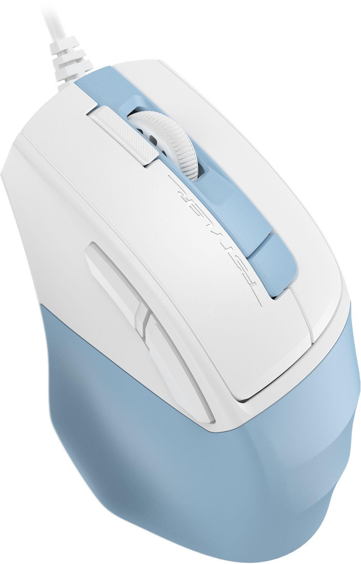 Мышь A4Tech Fstyler FM45S Air голубой/белый/Icy Blue