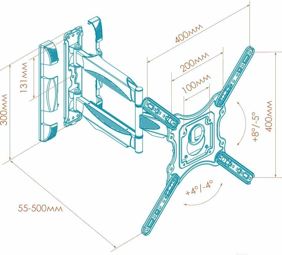 Кронштейн OnKron M4