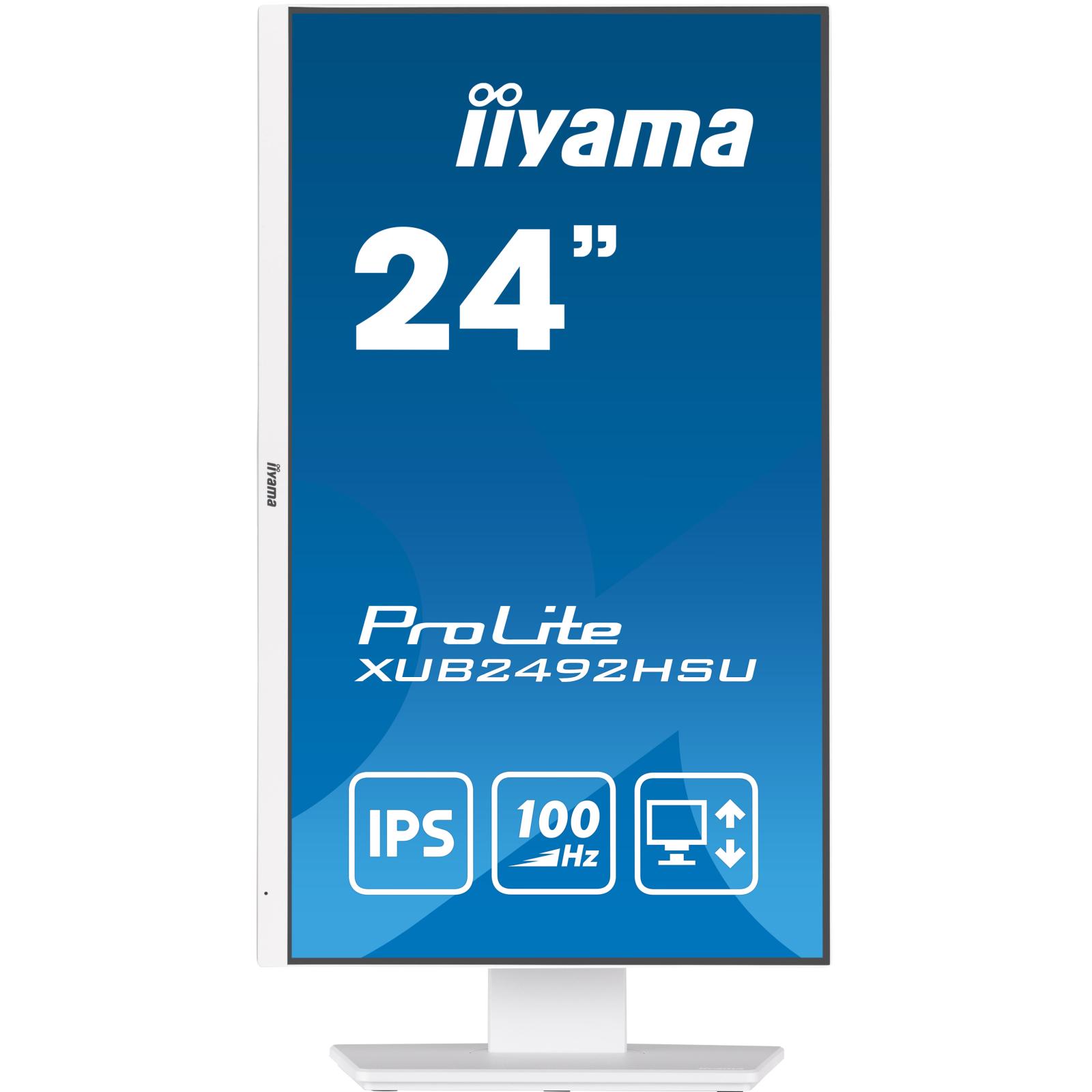 Монитор Iiyama ProLite XUB2492HSU-W6 белый