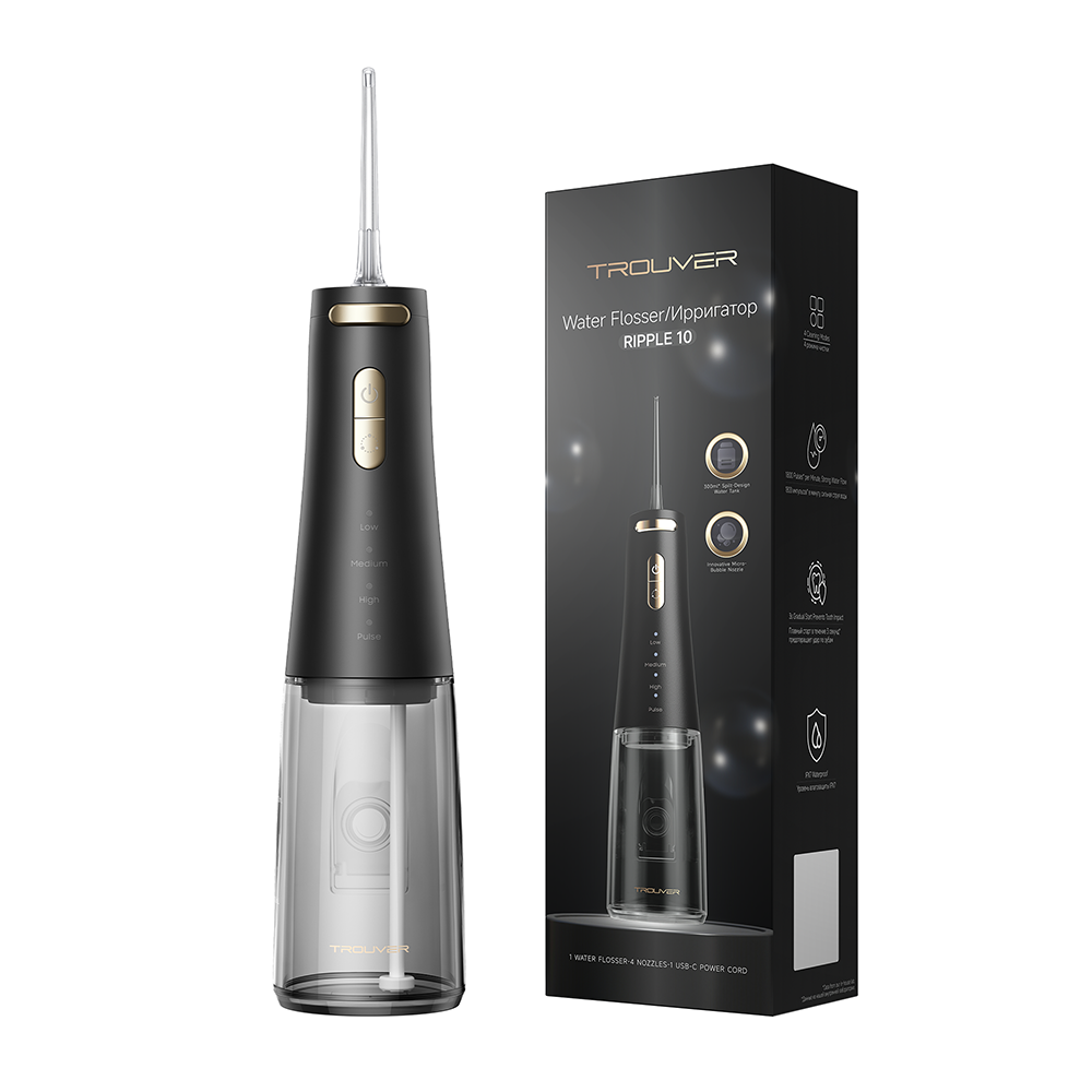 Ирригатор Trouver Ripple 10 water flosser Black (AWF14A)