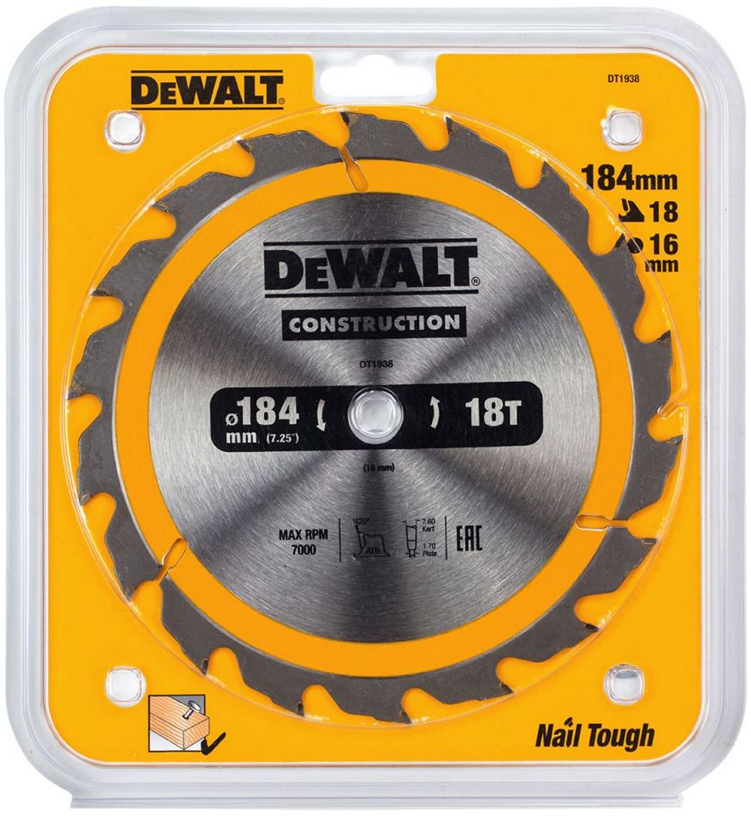 Диск пильный DeWalt DT1938-QZ