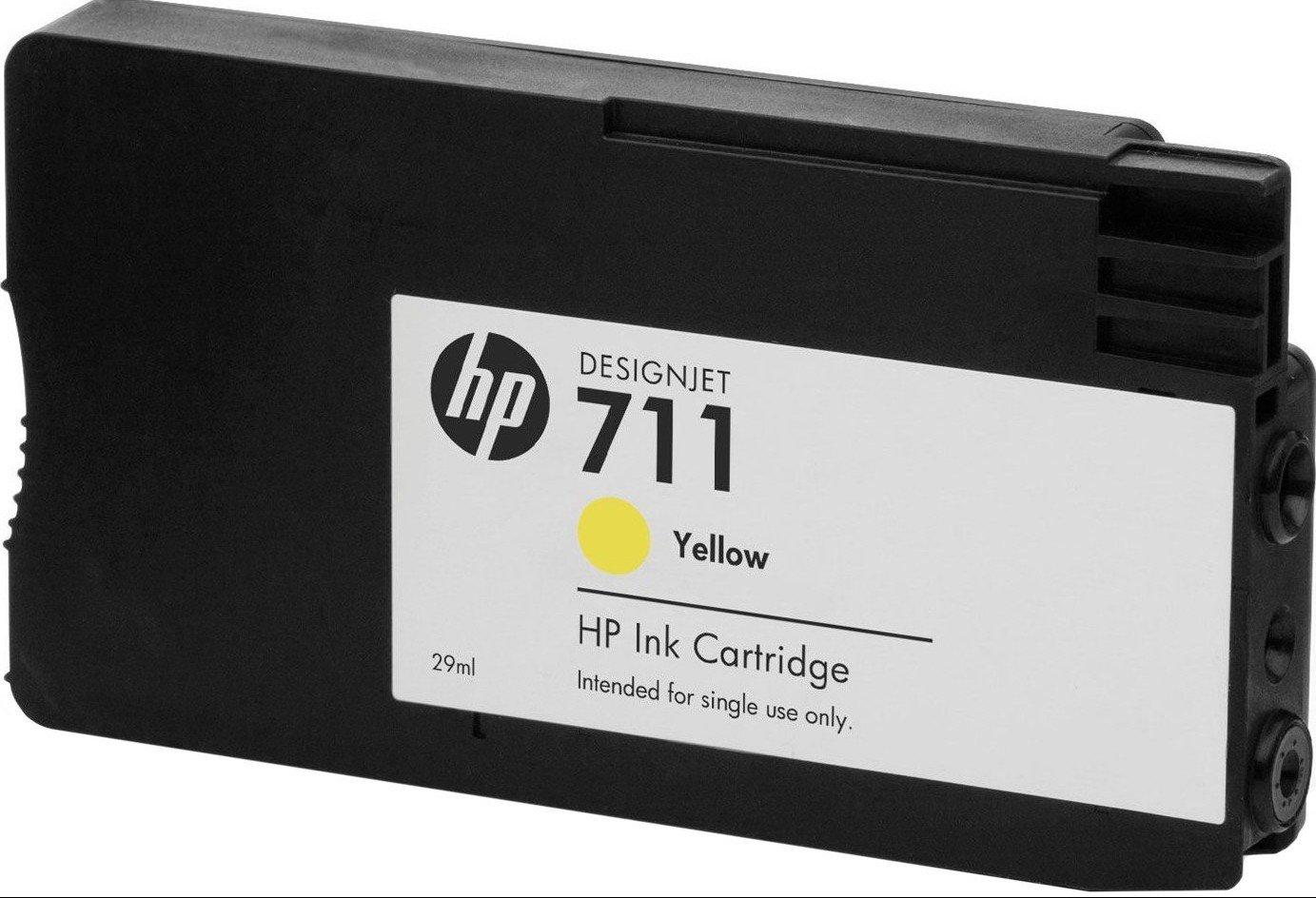 Картридж HP 711 желтый (CZ136A)