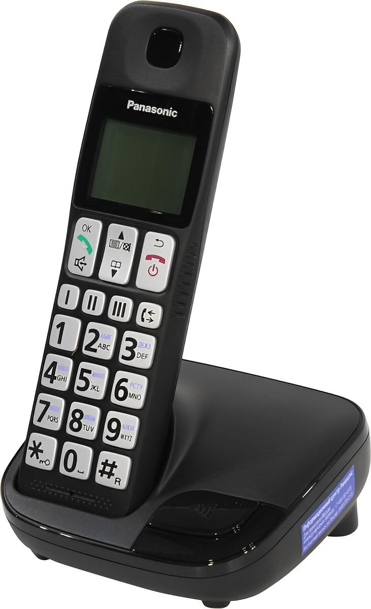 Радиотелефон DECT Panasonic KX-TGE110RUB черный