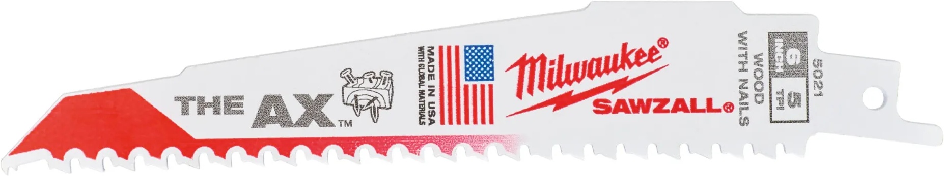 Полотно для сабельной пилы Milwaukee Sawzall 150х5 5шт (48475021)