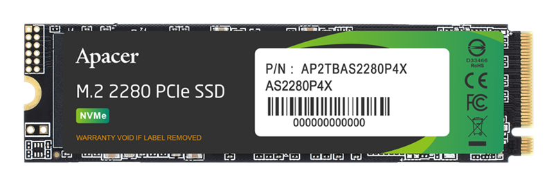 SSD диск Apacer 256GB (AP256GAS2280P4X-1)
