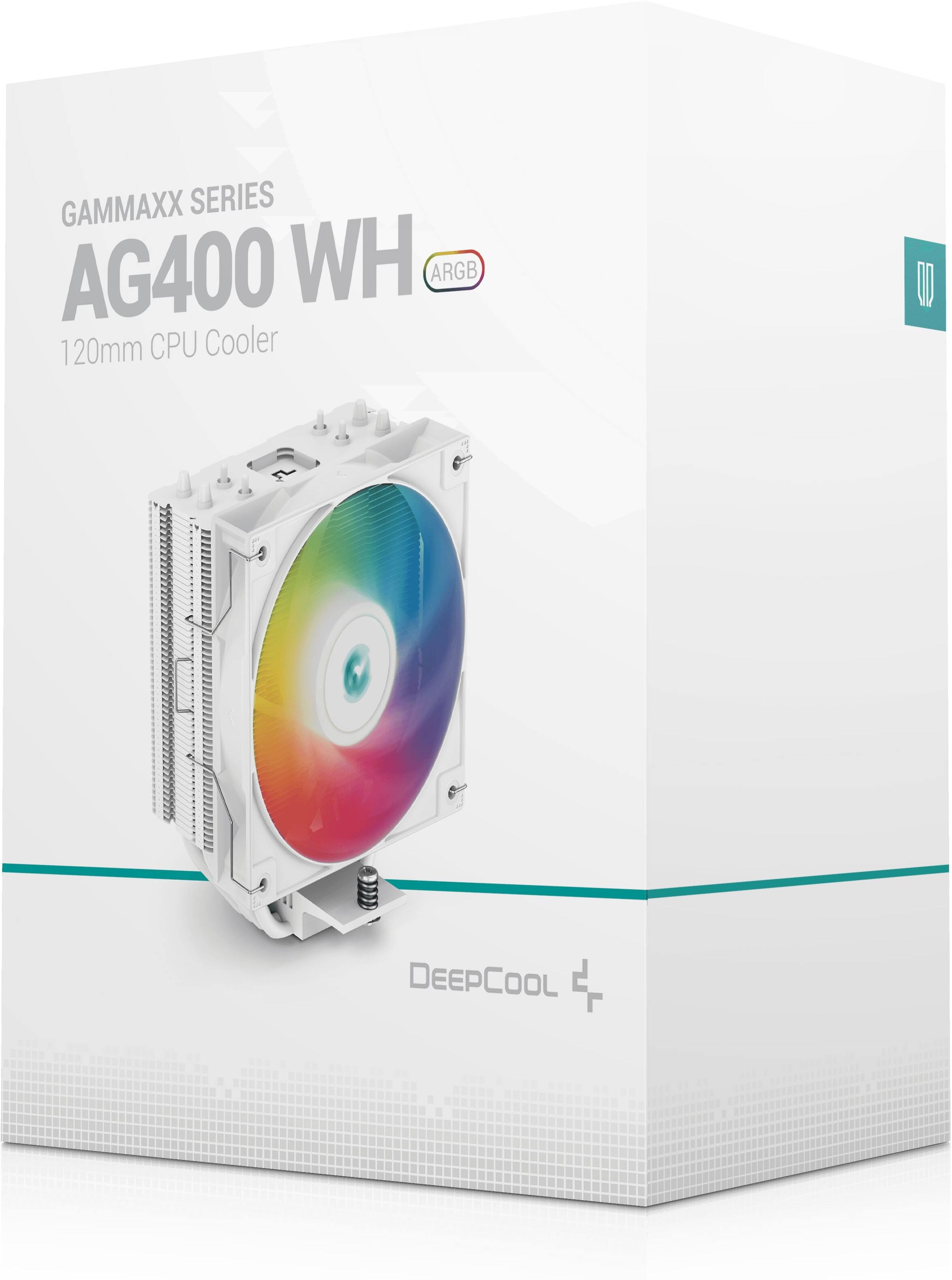 Кулер для процессора DeepCool AG400 WH ARGB (R-AG400-WHANMC-G-2)