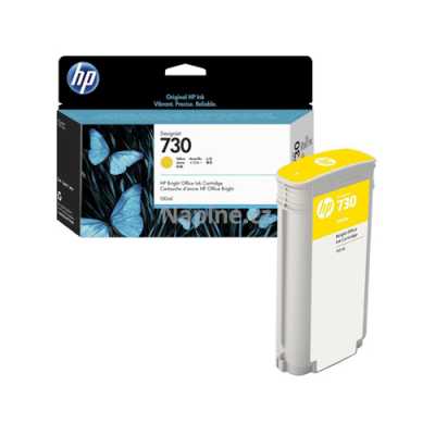 Картридж HP 730 P2V64A желтый
