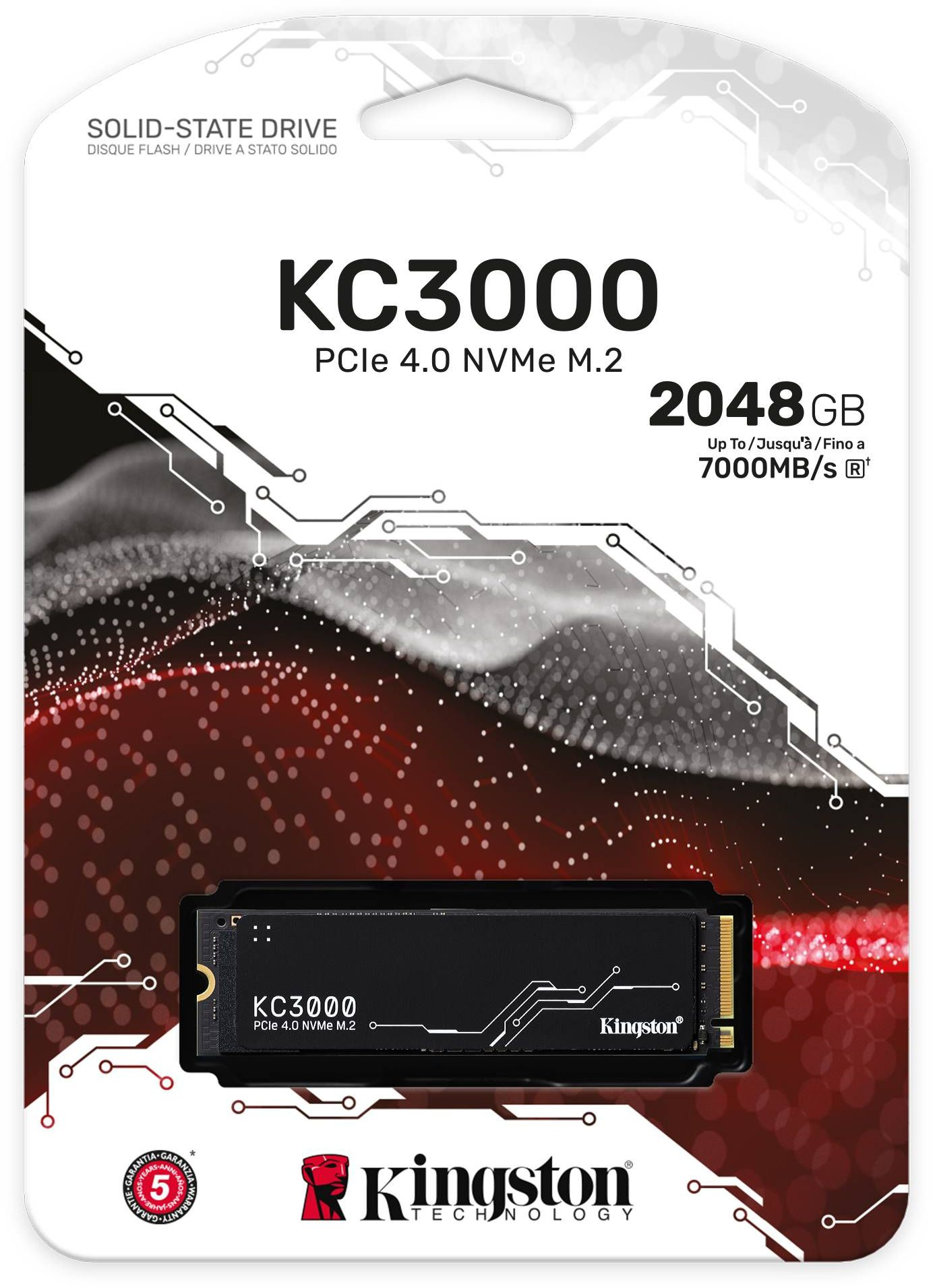 SSD диск Kingston KC3000 2TB (SKC3000D/2048G)