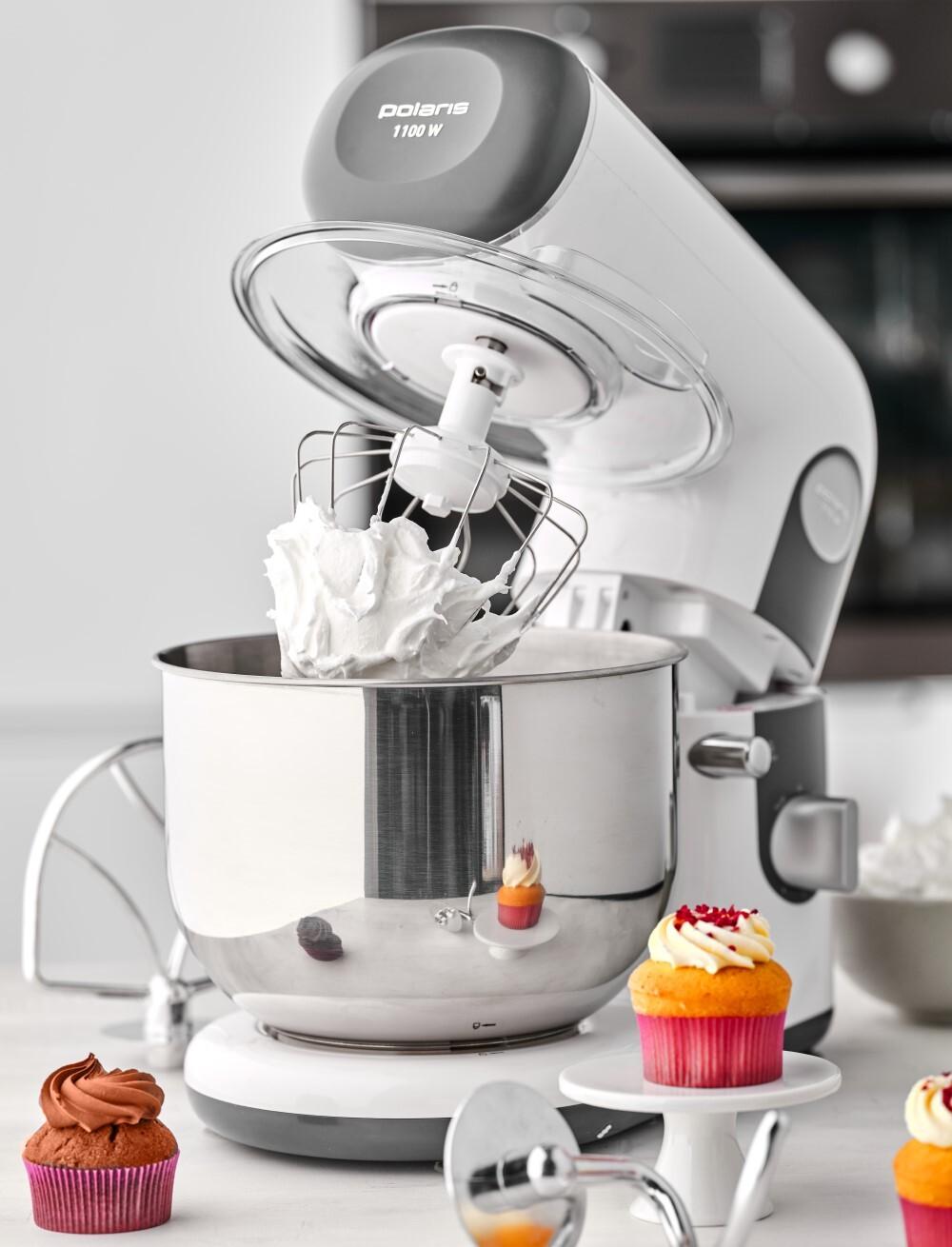 Кухонная машина Polaris PKM 1101 белый
