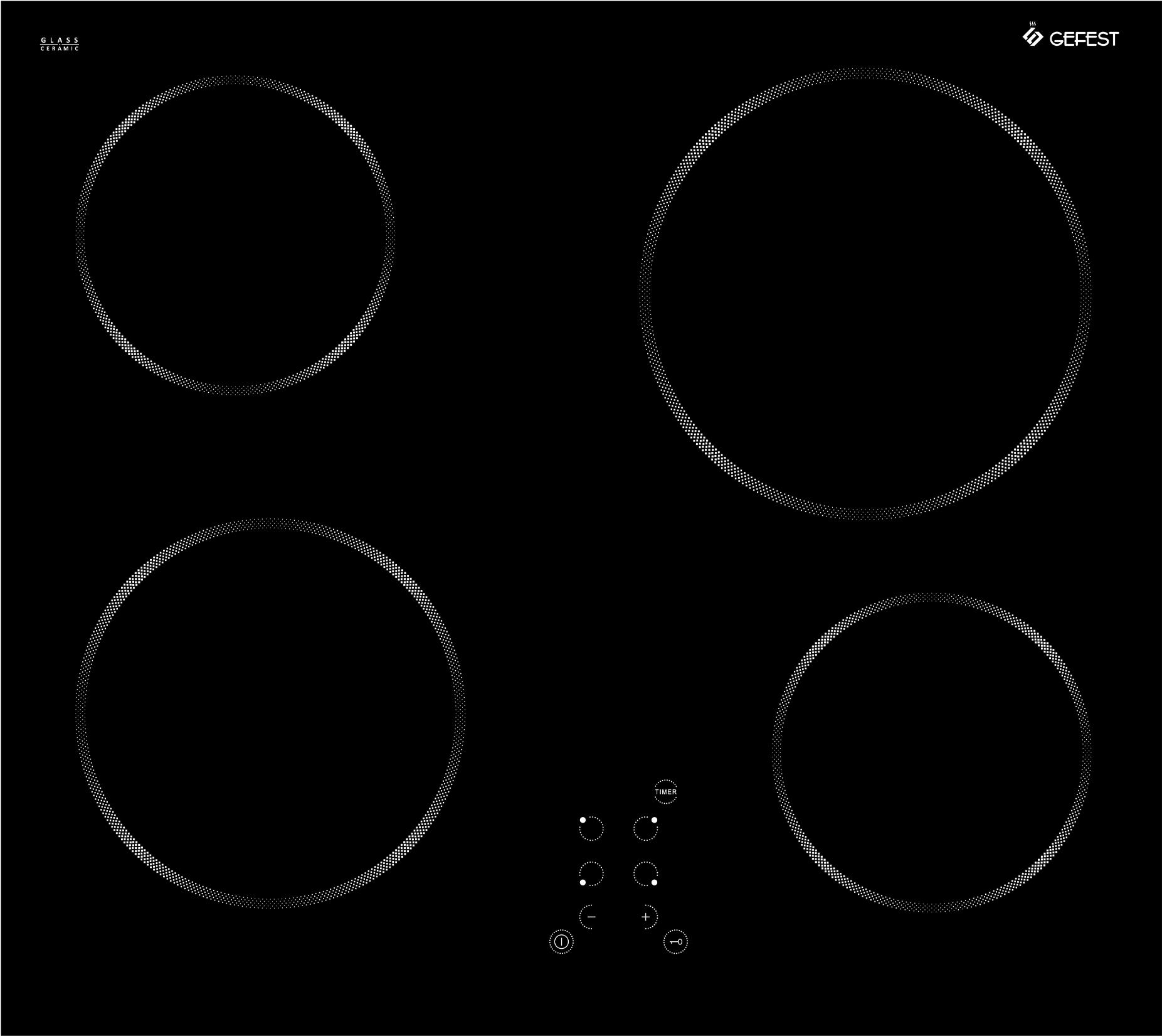 Варочная панель Gefest ПВЭ 4233 К11