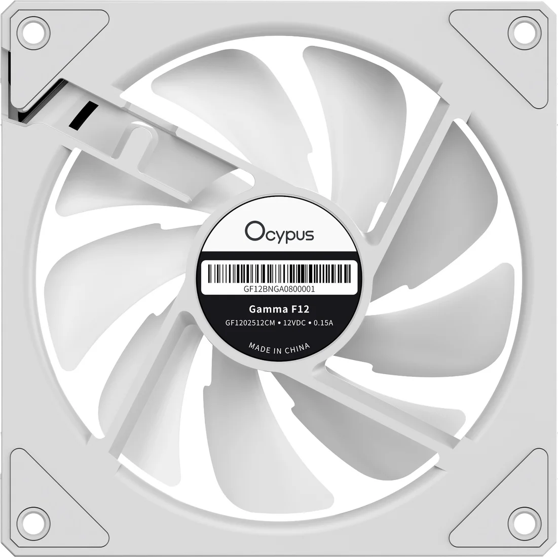 Вентилятор для корпуса Ocypus Gamma F12 ARGB REVERSE BLADE WH (Gamma-F12-WH1AM01X-GL)
