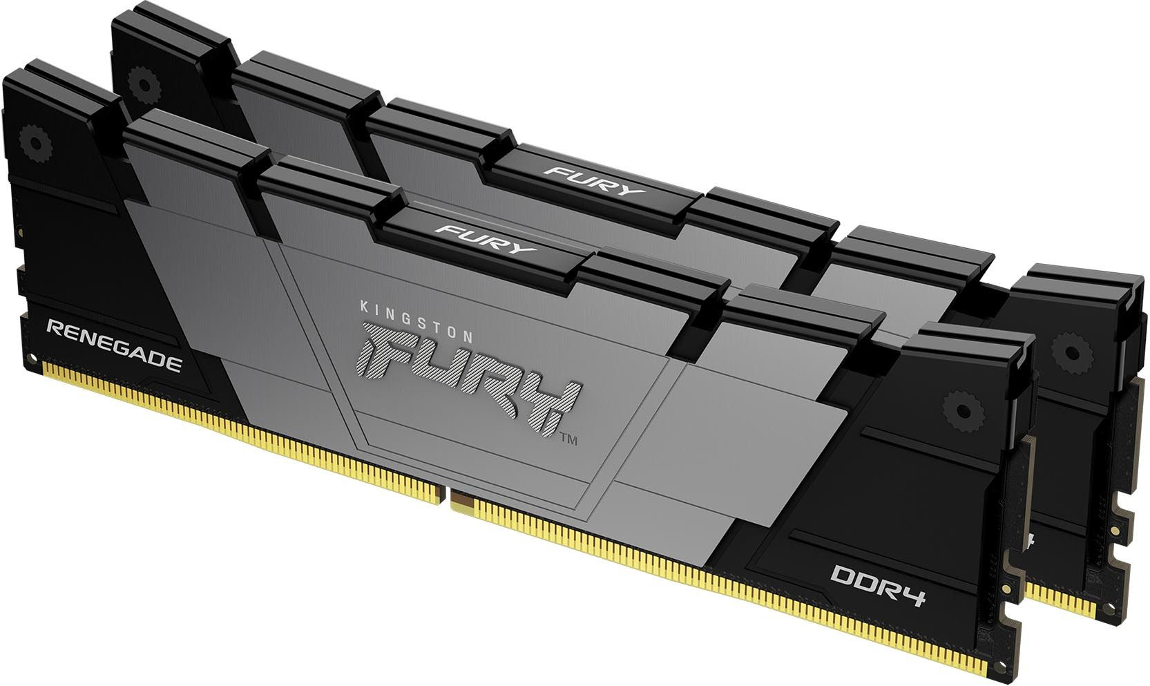 Оперативная память Kingston Fury Renegade Black 16GB DDR4 (KF432C16RB2K2/16)